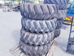 MITAS 4 Pneus 12.5-20 MPT-04 avec jante pour John Deere 244J