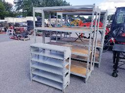 5 étagères 16''x66''x75'' + 1 étagère 12''x36''x39''
