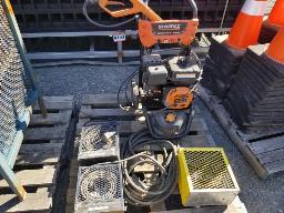 Chaufferette électrique 220V + Laveuse à pression