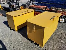 2 Bac à sable en métal