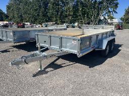 2026 METALXPERT MX72144T Remorque en acier galvanisé 2 essieux tandem 6 pi. x 12 pi.