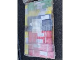 Coffre 25 tiroirs rouge, 113''x24''x38''