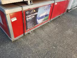 Dôme pour conteneur 20'x40'x6.5', simple trust 500G PVC, 76'x30'x21'  390Kg