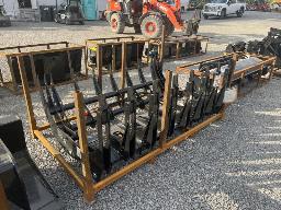 2025 GIYI Pince a billot, 72'' large, attache skid steer