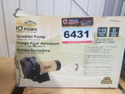 Pompe pour arroseur K2 Pumps modèle IRP15001K (retour)
