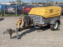 2009, ATLAS COPCO XAS185JD7, REMORQUE    COMPRESSEUR