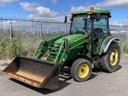 2007, JOHN DEERE 4720, TRACTEUR 50 HP    GODET
