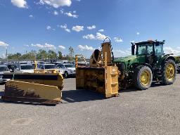 2007, JOHN DEERE 8530, TRACTEUR 330 HP  4 X 4  SOUFFLEUSE, C-NEIGE, AILE