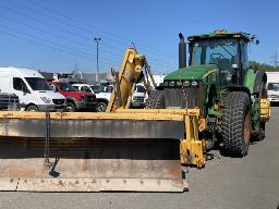 2007, JOHN DEERE 8530, TRACTEUR 330 HP  4 X 4  AILE, CHASSE-NEIGE