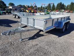 2026 METALXPERT MX72144T Remorque en acier galvanisé 2 essieux tandem 6 pi. x 12 pi.