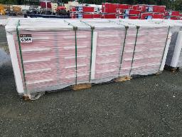 Coffre 25 tiroirs rouge, 113''x24''x38''