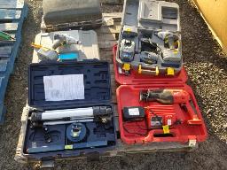 Lot outils a batteries et électrique