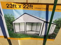 Garage en métal 23'x22'