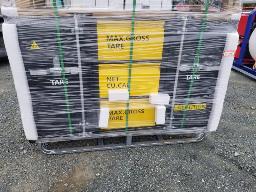 Coffre 5', 3 tiroirs + 2 portes Jaune 60x21x36