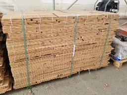 Lot de morceaux de plancher de bois machinés chêne Paysan 5 1/4