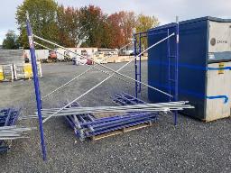 4 ensembles d'échafauds 5'x6' avec croisillons
