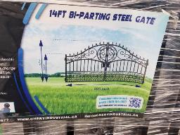 1 portail avec motif courbé 166