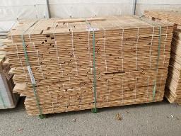 Lot de morceaux de plancher de bois machinés chêne Paysan 5 1/4