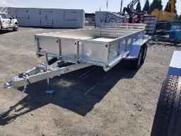 2026 METALXPERT MX72144T Remorque en acier galvanisé 2 essieux tandem 6 pi. x 12 pi.,