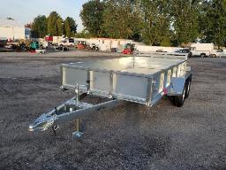 2026 METALXPERT MX72144T Remorque en acier galvanisé 2 essieux tandem 6 pi. x 12 pi.