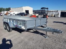 2026 METALXPERT MX72144T Remorque en acier galvanisé 2 essieux tandem 6 pi. x 12 pi.