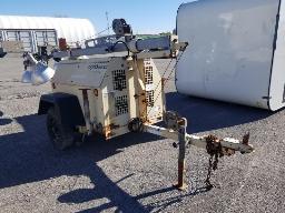 2008 INGER LS60H, tour d'éclairage sur remorque,