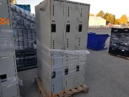 2 sets de casiers 3 colonnes 2 rangées