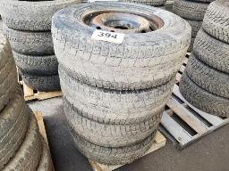 TOYO OBSERVE - 4 pneus 265/70R17 avec jantes 6 trous