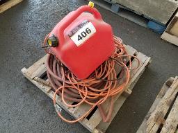 Extension + tuyau a eau + 5 gallons