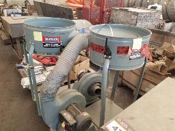 2 dépoussiéreuses KING 1200CFM + 1 dépoussiéreuse général (aucun sac)