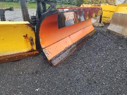 Lame réversible 12' attache frontal pour tracteur + Lame de côté