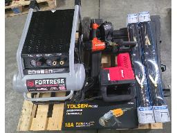 Palette no.2 - Ouvrier / Chantier : Lot mix (outils testés),