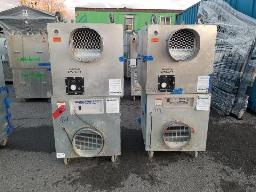 4 dépoussiéreurs industriel sur roulette 110V