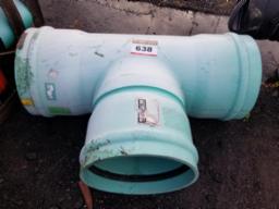 ''T'' en PVC DR35, 375mm