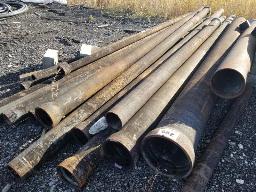 Lot tuyaux en fonte
