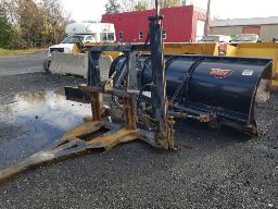 Lame réversible 12' attache frontal pour tracteur