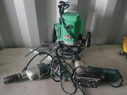 Toupie Hitachi - Scie sauteuse BOSCH + Perceuse marteau