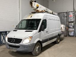 2011, MERCEDES-BENZ SPRINTER 3500, FOURGONNETTE 6 ROUES, NACELLE,