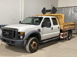 2009, FORD F-450 XL, CAMION À 6 ROUES    BENNE