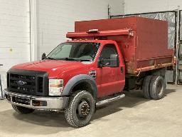 2008, FORD F-550 XL, CAMION À 6 ROUES    BENNE