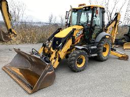 2014, JCB 3CX, RÉTROCAVEUSE  4 X 4  GODET AVANT ET ARR.