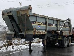 2012, LAROCHELLE M402-D227-2648-6-6, SEMI-REMORQUE 2 ESSIEUX, BENNE,