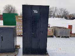 Vestiaire triple + armoire 2 tablettes 36x40x18