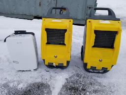 2 D&eacute;shumidificateurs WACKER NEUSON mod&egrave;le AD85LGR + D&eacute;shumidificateur GARRISON - &Eacute;TAT INCONNU