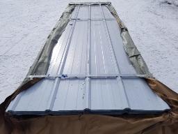 Lot de feuille m&eacute;tallique ondul&eacute; 37,5x118