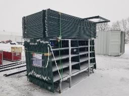 Cl&ocirc;ture pour b&eacute;tail 54 morceaux + 2 portes, 5x10  1260Kg