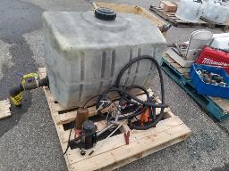 R&eacute;servoir 100 gallons avec 2 pompes