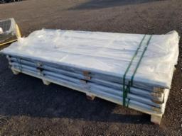 50 feuilles de t&ocirc;le galvanis&eacute; blanc 95