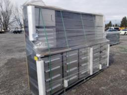 Coffre 30 tiroirs + 2 portes 109poX71poX24po Stainless