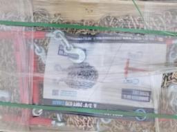 5 tensionneurs a chaine + 10 chaines 3/8 20pi  9200Lbs